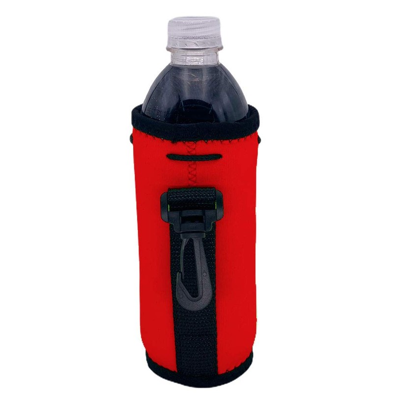 Blank Neoprene Water Bottle Coolie (4 Pack, Red)