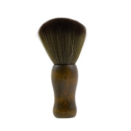 Mikinona Barber Duster Hair Brush Wooden Handle Soft Hairdressing Brush Easy to Use