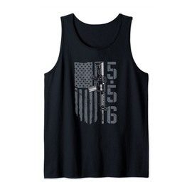 5.56mm Ammo AR15 M4 Rifle Owner - 2nd Amendment Pro Gun Tank Top