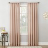 No. 918 Amalfi Linen Blend Textured Sheer Rod Pocket Curtain