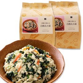 Aszac Foods Mix with Tofu, White Washed Enomoto, Freeze Dried, Easy Cooking, Set of 6 (2 Serving 1 Piece), 12 Serves