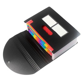 EviKoo 4 Pcs Expansión de la Carpeta de Archivos - 12 Bolsillos acordeón archivador Organizador Carpeta A4  Carpeta acordeón tamaño Carta Carpeta...  