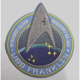 STAR TREK U.S.S. Franklin Insignia Iron/Sewn On Patch (Star Trek Beyond Movie)