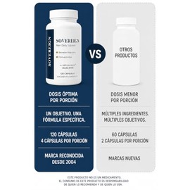 Suplemento Alimenticio para la Próstata | 120 Cápsulas - Salud masculina | Green Balance® Sovereign.