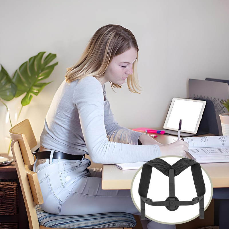 1 x Back Straightener, Adjustable Shoulder Strap, Posture Correction, Back