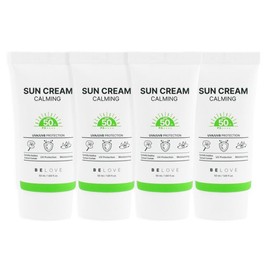 Be Love (4개)비러브 카밍 선크림 50ml SPF50+ PA++++ /순한 눈시림없는 자외선차단제 시카 선블록 (4-pack) Be Love Calming Sunscreen 50ml SPF50+ PA++++ / Gentle, non-stinging UV Block Cicada Sunblock