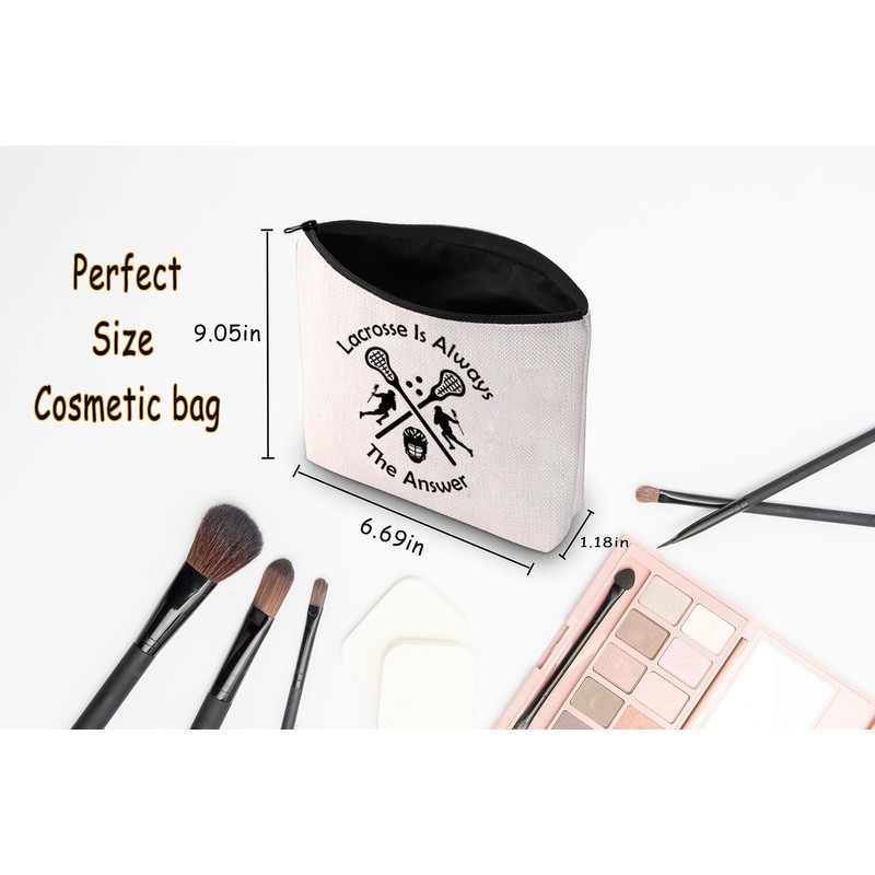 JNIAP Lacrosse Player Gift Lacrosse is Always the Answer Cosmetic