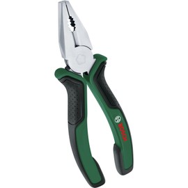 Bosch Combination Pliers (180 mm; High-Quality, Precise, Durable Combination Pliers; Ergonomic Softgrip; Chrome Nickel Coating)