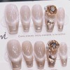 Pure Handmade Nails Press on Nail Reusable Fake Nails Y2K