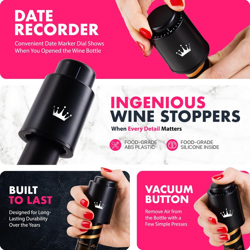VINABON Tapones de vino al vacío 2023 - Ahorro de