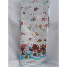 American Greetings Vintage CARE BEAR Plastic Birthday Party Tablecloth American Greetings Reusable