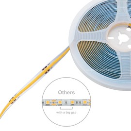 Long Life Lamp Company Warm White LED Tape Strip Light Continuous COB Illumination 5 Metres 12v Pro Use