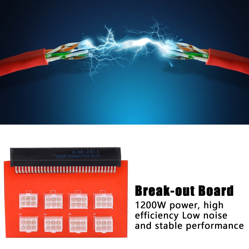 Break Out Board Module Power Shunt 1200W 8 Cable 6