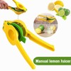 Buy-Simplicity® 2 in 1 Metal Lemon Squeezer | Built-in Strainer