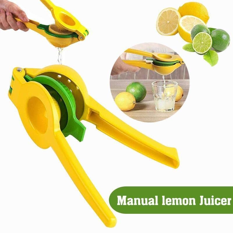 Buy-Simplicity® 2 in 1 Metal Lemon Squeezer | Built-in Strainer