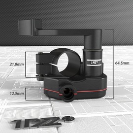 1PZ Throttle Lever Universal Motorcycle Handlebar Quad ATV Go Kart Black 22mm 1180mm 82mm 7/8" 200cc 250cc