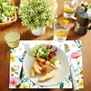 30 Pack Floral Placemats Set Butterfly Flower Disposable Paper Placemats