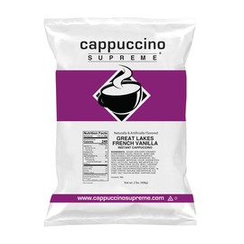 Cappuccino Supreme Great Lakes French Vanilla 2 lb bag Instant Cappuccino Mix