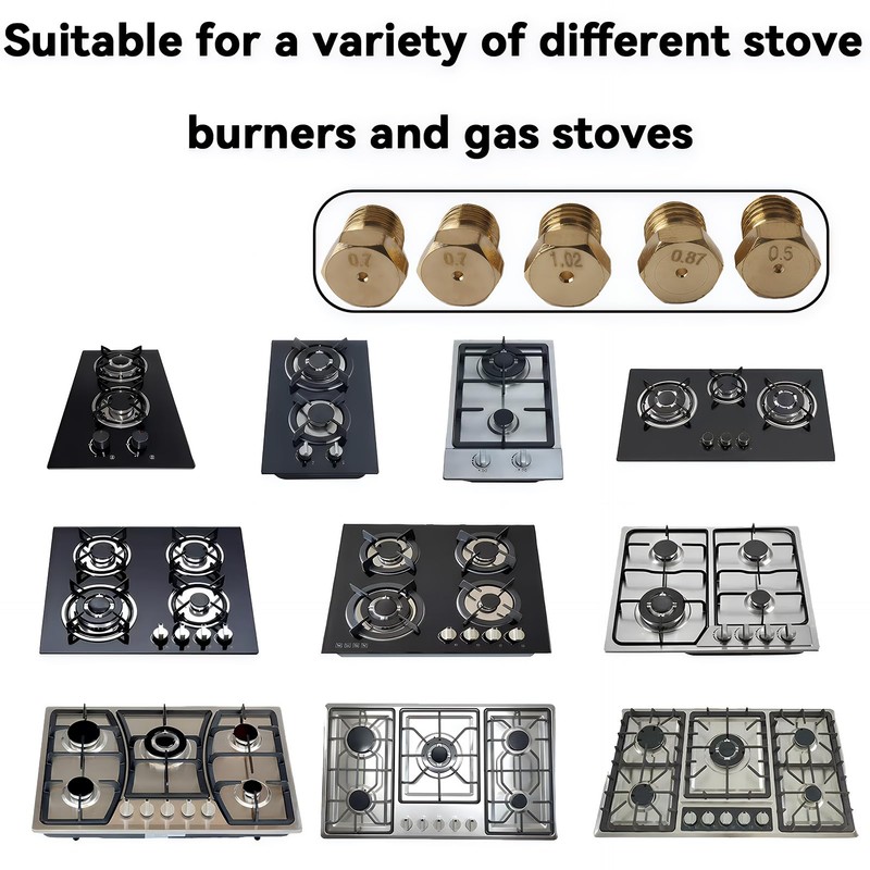Jecdfs Pack of 5 Gas Nozzle Injectors for LPG Propane