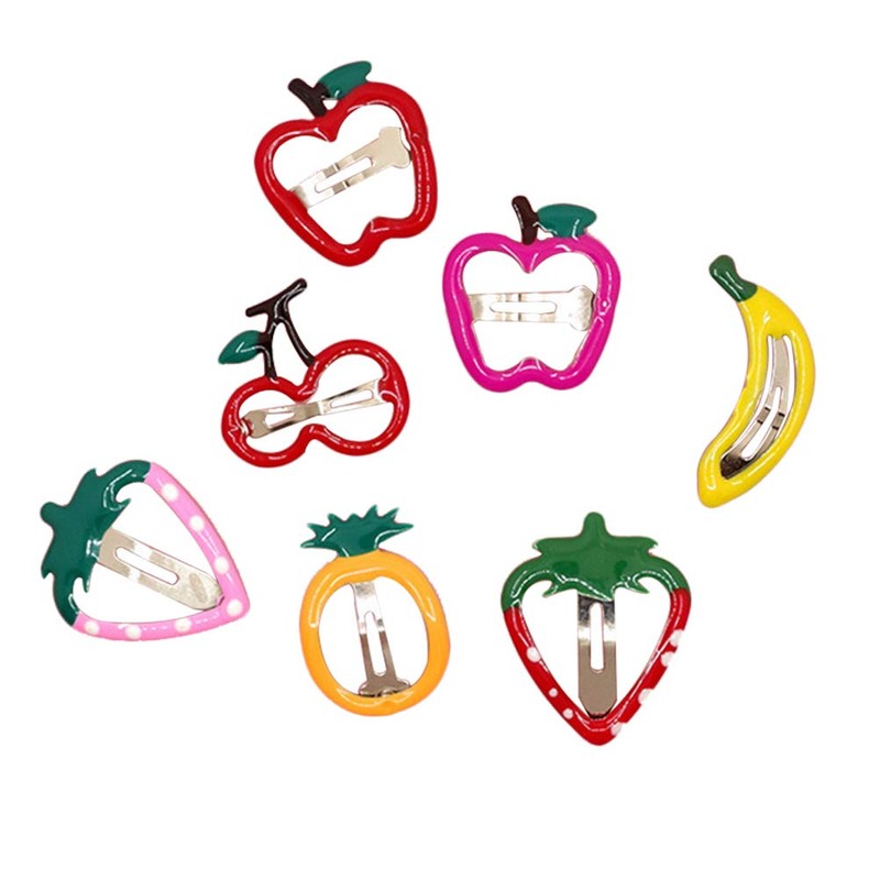 Lurrose 14pcs Hair Clip for Kids with Fruit Shape Hair