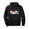 Mechanical Keyboard Rainbow Keys Pullover Hoodie