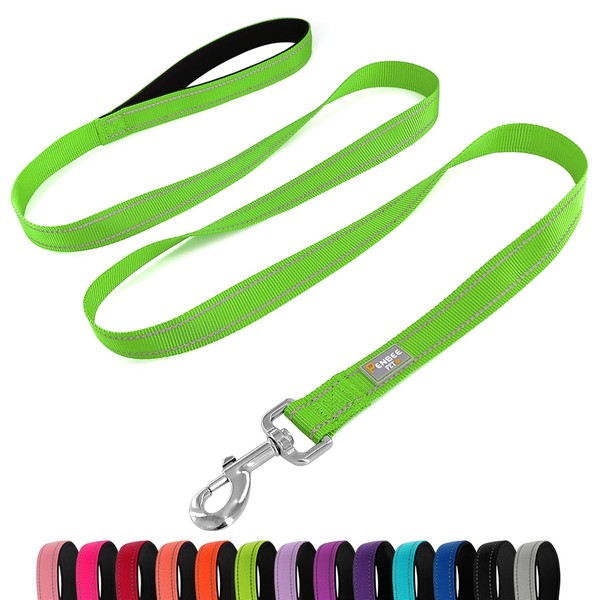 PenSeepet Dog Leash 6 FT Padded Handle Nylon Reflective Dogs