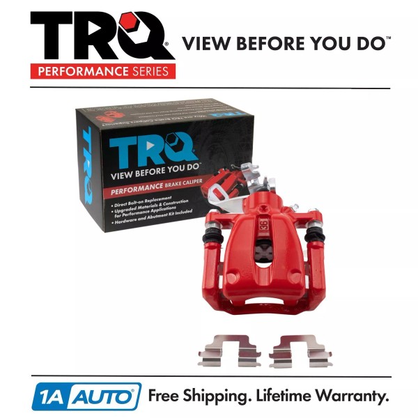 TRQ Rear Right Brake Caliper w/Bracket Performance For 2009-2013 Mini