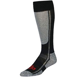 Hot Chillys Men's Premier Low Volume Classic Sock - Black/Heather, Medium