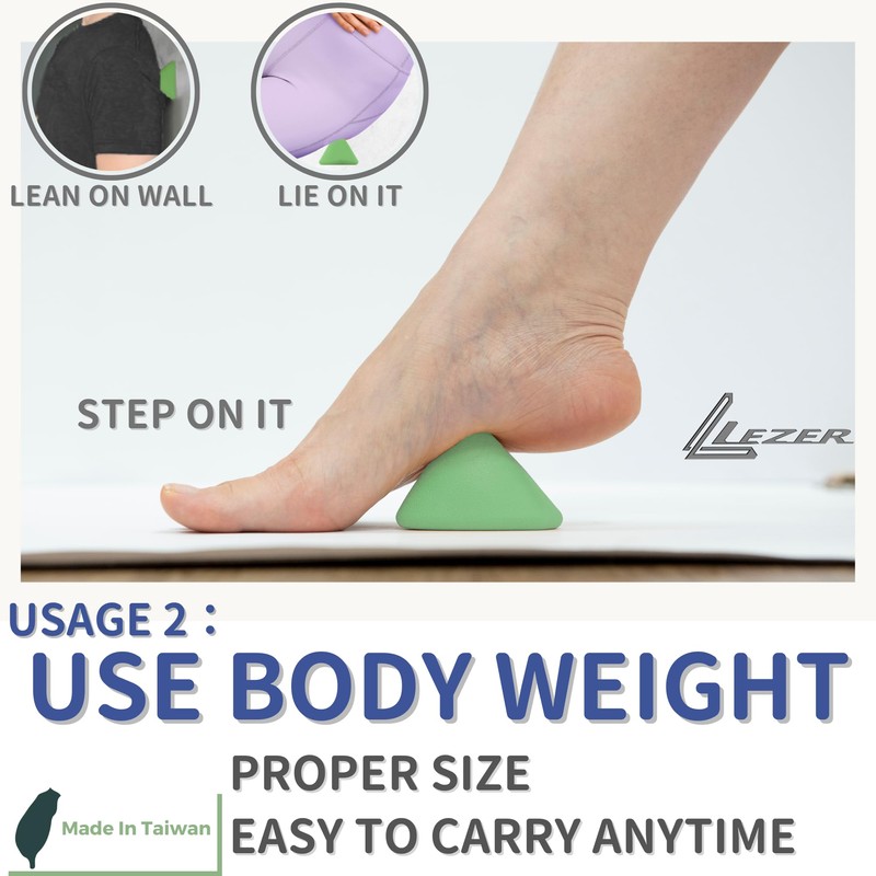 LEZER Trigger Massage Point, Manual Massage Ball, Muscle Knots Relief