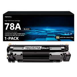 (with Chip) 78A Black Toner Cartridge High Yield (1-pack) | Replacement for HP78A Toner Compatible with Laser Pro P1606dn, P1606, P1566, P1560; M1536dnf, M1537dnf, M1538dnf, M1530 MFP Printer | CE278A
