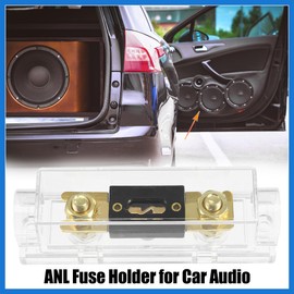 VekAuto Car Audio 0 4 8 Gauge Inline ANL Fuse Holder Set with 2pcs 30A Fuse Auto Accessories