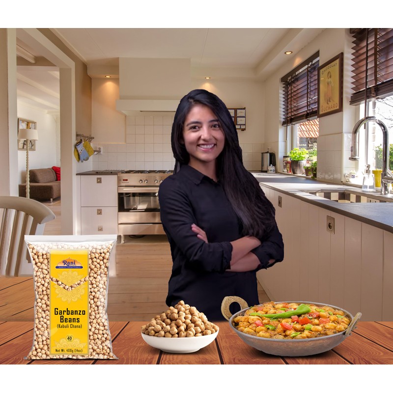 Rani Garbanzo Beans (Kabuli Chana) 14oz (400g) ~ All Natural