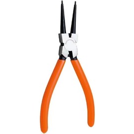 Orange Heavy Duty 7" EXTRA LONG External Straight Retaining Ring Clip Circlip Removal Plier Snap-Ring Pliers, Slip-Joint Pliers Side-Cutting Plier Sets Needle-Nose, Hand Tools