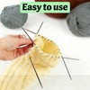 18 Pcs Stainless Steel Circular Knitting Needles Set, Crazy Trio