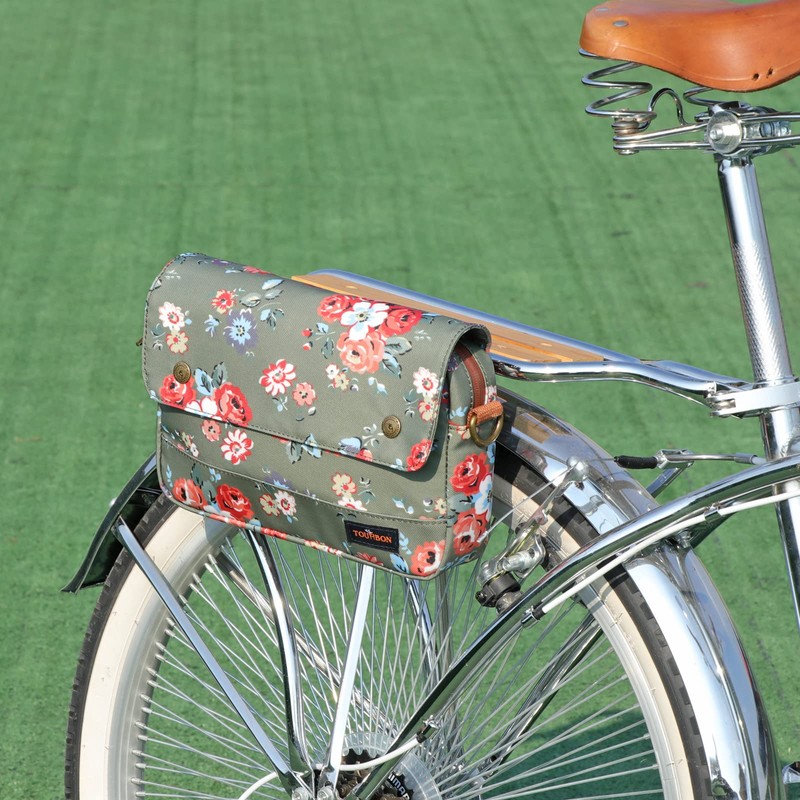 TOURBON Front Bag Bicycle Bike Handle Bag Frame Bag
