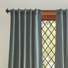 Martha Stewart Naples Chenille Solid Back Tab Window Curtain Panel