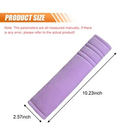 LAINLOY 2PCS Car Seat Belt Cover, Comfortable Car Shoulder Pad Cushions, Car Seat Belt Shoulder Strap Covers Protector for Driving, Universal Fit for All Cars and Backpack (Purple)