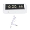 LED Alarm Clock Household Multifunctional Touch Screen Alarm Clock Indoor
