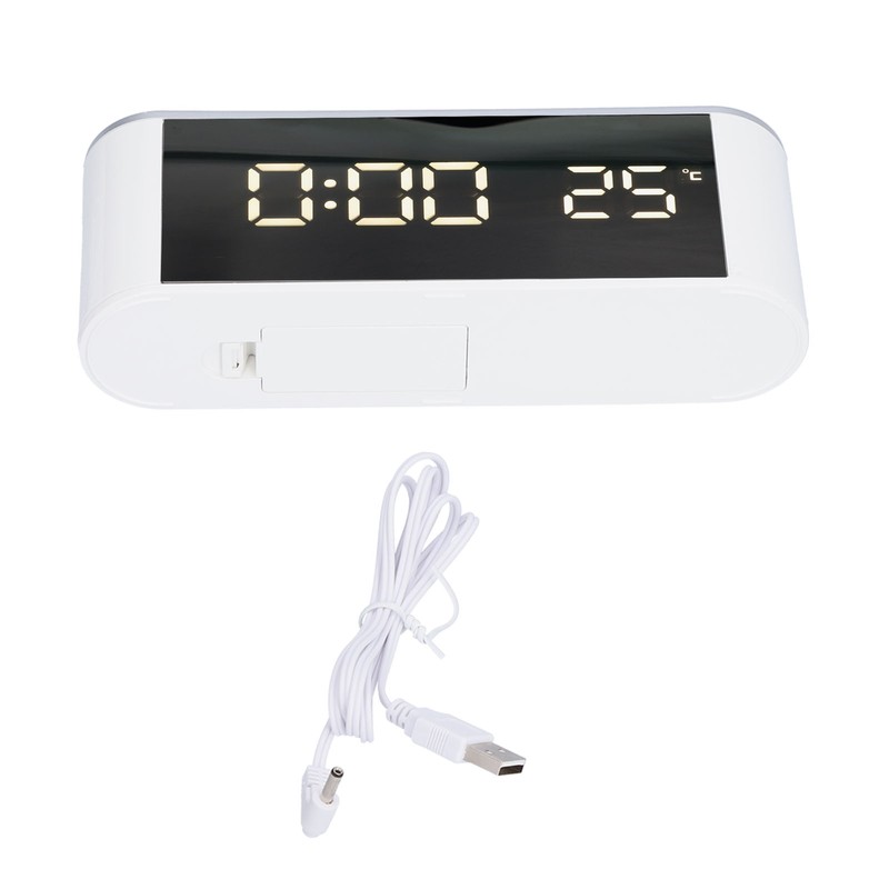 LED Alarm Clock Household Multifunctional Touch Screen Alarm Clock Indoor