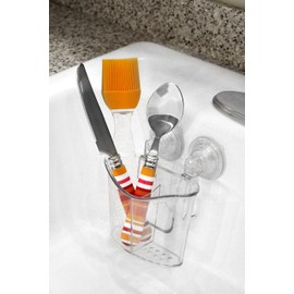 Better Houseware in-Sink Cutlery Holder, Large, Clear
