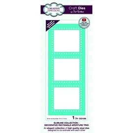 Sue Wilson - Slimline Decorative Rectangle Aperture Trio - Craft Die