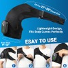 Cordless Shoulder Heating Pad with Massager, Portable Shoulder Massager Wrap