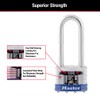 Master Lock Silver Outdoor Keyed-Alike Padlocks with Keys, Extra Long