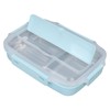 Thermal Insulation Bento Lunch Box 3 Grids Leakproof 304 Stainless