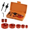 11 Piece Hole Saw Set, 19-64 mm Drill Hole Saw