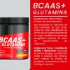 Bcaas + Glutamina Aminoácidos Psn 500g Sabores Naranja