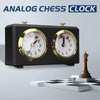 Chess Timer, Analog Chess Clock Timer, Professional Chess Clock with