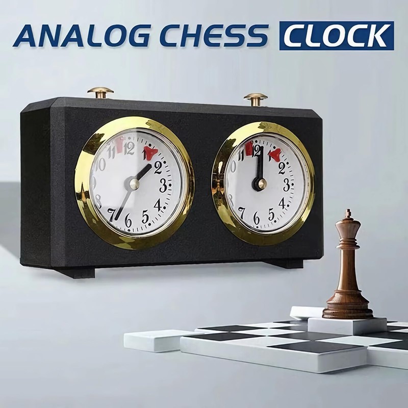 Chess Timer, Analog Chess Clock Timer, Professional Chess Clock with