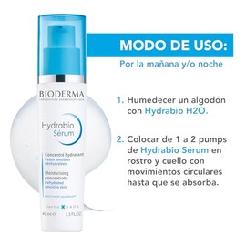 BIODERMA, Hydrabio Sérum, Hidratación Inmediata, Revitaliza y Suaviza la Piel, Skincare Piel Deshidratada, 40ML