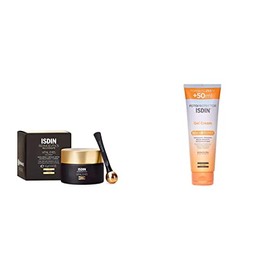ISDIN Isdinceutics vital eyes, crema contorno de ojos antiarrugas, con melatonina y cafeina, 15 ml  Fotoprotector Gel Cream SPF 50, Protector Solar...